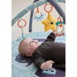 Aktivitetsstativ med 5 stykker legetøj - ZOO Aktivitetstæpper