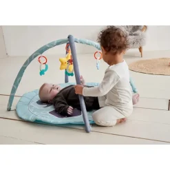 Aktivitetsstativ med 5 stykker legetøj - ZOO Aktivitetstæpper