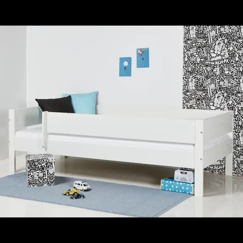 Best Amon Enkeltseng med sengehest - Light Green Børn Børnemøbler|Juniorsenge