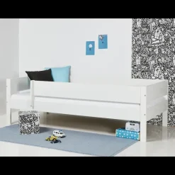 Clearance Amon Enkeltseng med sengehest - Azur Mint Børn Børnemøbler|Juniorsenge