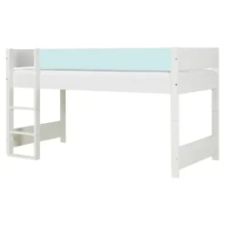 New Argos Halvhøjseng med sengehest i Azur Mint Børn Børnemøbler|Juniorsenge