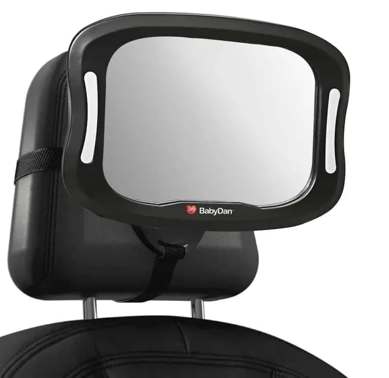 Best BabyDan bagsædespejl m/LED lys Tilbehør Til Autostol &Amp; Bil