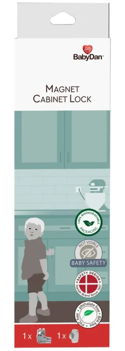 Discount BabyDan magnetlås - 1 stk Sikkerhed I Hjemmet