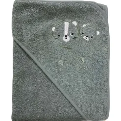 Discount Badeslag grøn m/ mor & barn apl. str. 100x100 cm. Oeko Tex Badeslag &Amp; Håndklæder