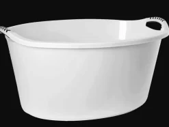 Discount BALJE 60L HVID med prop Badekar &Amp; Tilbehør