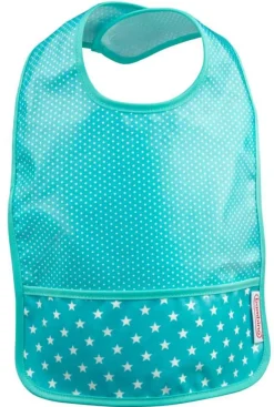 Outlet Easy wipe BIB turquoise Hagesmække|Hagesmække