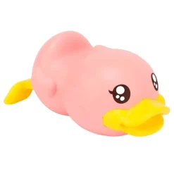 B.Duck Wind Up Bath Duck - Gul/Pink Badelegetøj