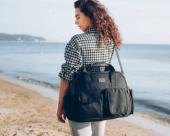 Sale POD® Pusletaske og rejseseng - Chelsea Black Børn Pusletasker|Rejsesenge