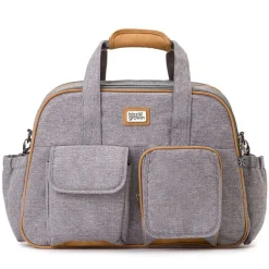 POD® Pusletaske og rejseseng - Windsor Grey Børn Pusletasker|Rejsesenge