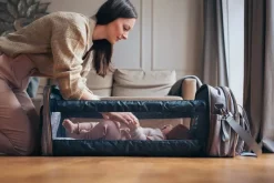 POD® Pusletaske og rejseseng - Windsor Grey Børn Pusletasker|Rejsesenge