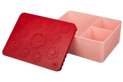 Madkasse - Blomster Rød Madkasser &Amp; Drikkedunke