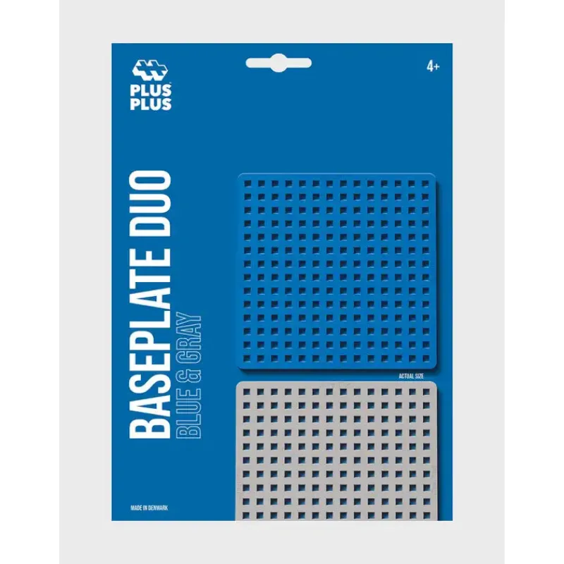 Best Blister Baseplate / 2 pcs. (Blue/Gray) Aktivitetslegetøj|Kreativitet