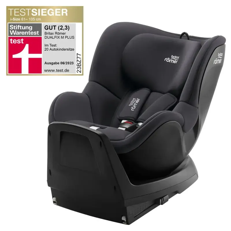 New Britax Dualfix M Plus Midnight Grey Autostole - Toddler