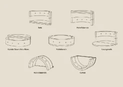 Best Play Fold - Circle - Flere Farver Børn Børnemøbler|Dyner &Amp; Puder