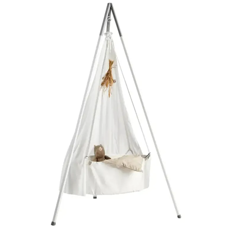 Clearance Classic vugge inkl. madras - Hvid Børn Vugger