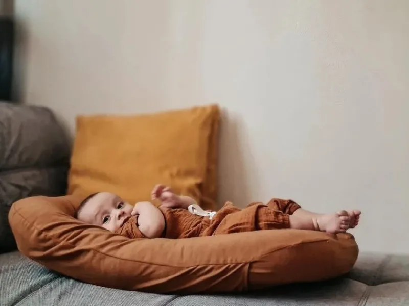 New Rocking Nest inkl. Balancebært - Mushroom Børn Babynest