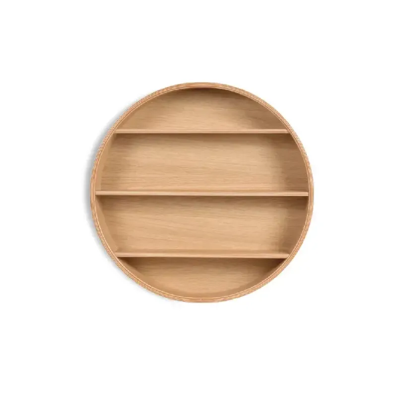 Clearance Udstillingsreol - Birketræsfinér med en overflade afslutning i egetræ Børn Børnemøbler