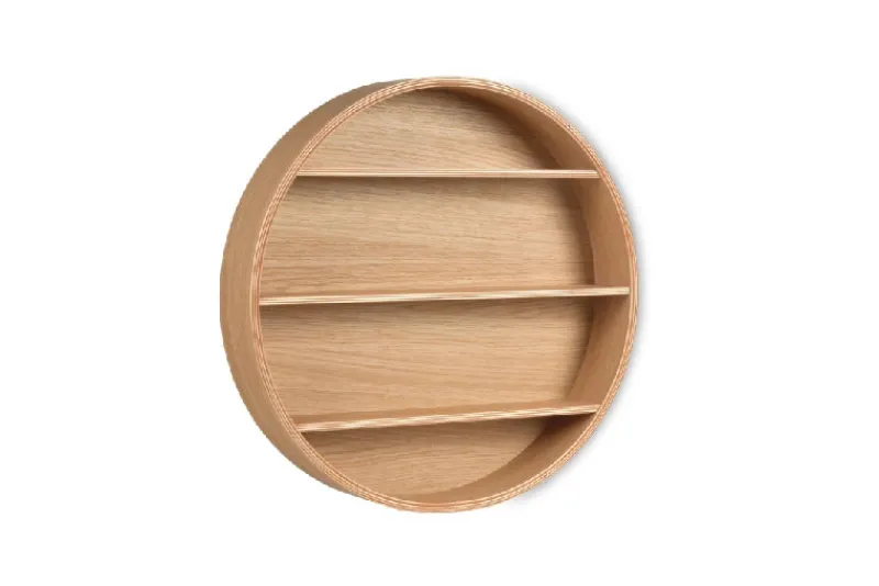 Clearance Udstillingsreol - Birketræsfinér med en overflade afslutning i egetræ Børn Børnemøbler