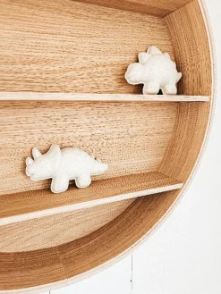 Clearance Udstillingsreol - Birketræsfinér med en overflade afslutning i egetræ Børn Børnemøbler