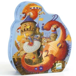 Sale Silhuet Puslespil - Dragen 54 Brikker Spil &Amp; Puslespil