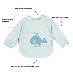 Best Hagesmæk med ærmer - Wally - Blue Hagesmække|Hagesmække