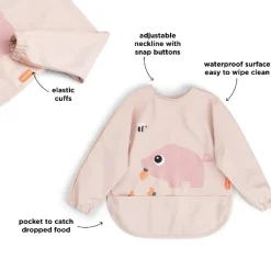 New Hagesmæk m/ærmer og lomme Tiny farm Pudder Hagesmække|Hagesmække