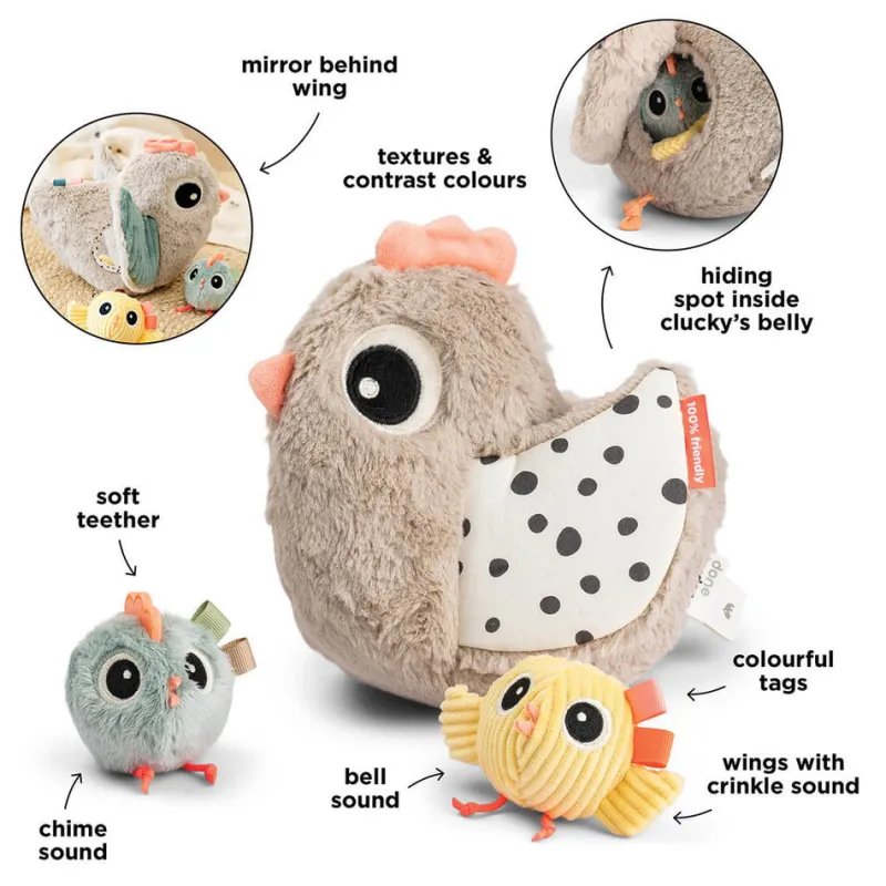 Hide & Seek - Clucky Sand Aktivitetslegetøj