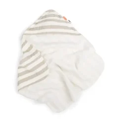 Best håndklæde m/ hætte GOTS Stripes Sand Badeslag &Amp; Håndklæder