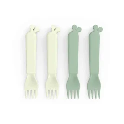 Sale Kiddish gafler 4 stk. Raffi Grøn Bestik