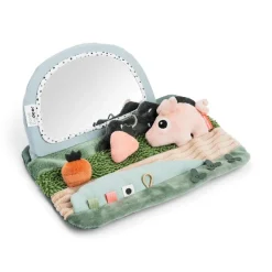 New Tummy time sensorisk spejl Tiny farm Farvemix Aktivitetslegetøj|Rangler