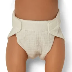 Dukkebleer i stof 3 stk - Farvet Dukker