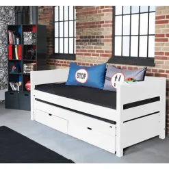 Best Enkeltseng Luna med skuffer og udtræksseng Børn Børnemøbler|Juniorsenge