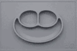 Clearance dækkeserviet og skål i ét - Happy Mat - Grå Dækkeservietter|Service