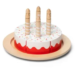 Online FØDSELSDAGSKAGE - DK FLAG Trælegetøj|Træmad