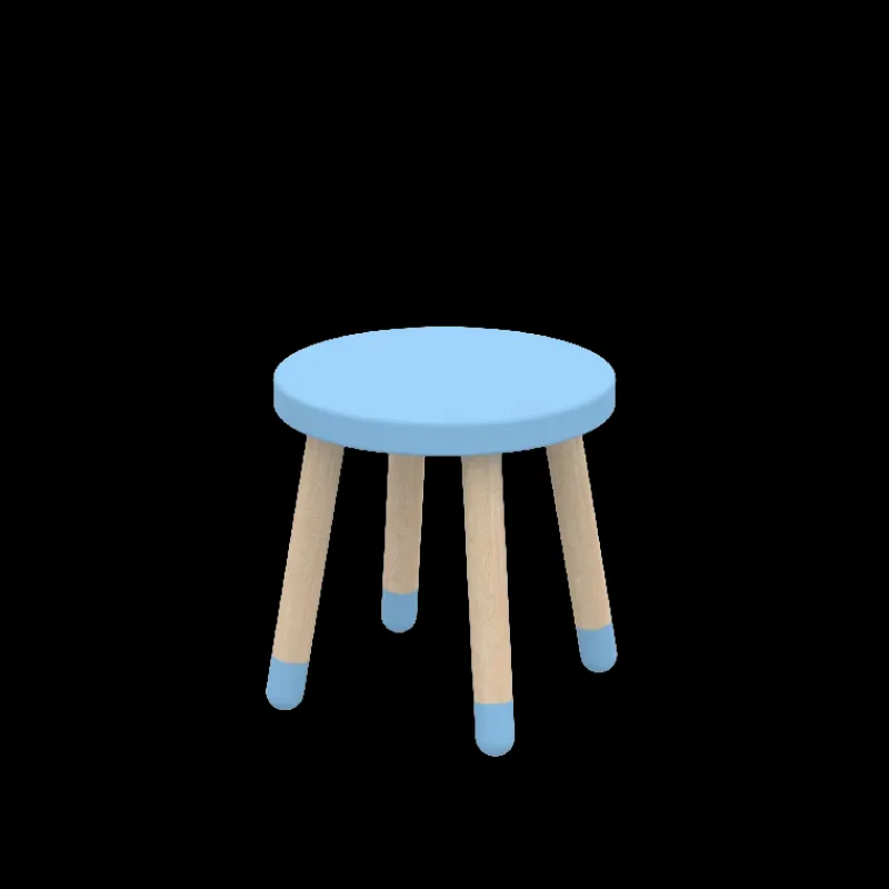 Discount DOTS taburet Ø30x30cm Blue Skies Børn Børnemøbler