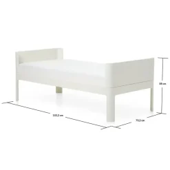 New Nova Junior seng 150x70cm Cream white Børn Juniorsenge