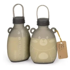 Sale Happii Bear Silikonepose - 2 stk (260ml) Service
