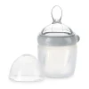 New Silicone Feeding Spoon Bottle 160ml - Grey Sutteflasker &Amp; Tilbehør|Sutteflasker &Amp; Tilbehør