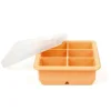 Online Silikone Frysebakke m. låg 6 rum - Apricot Service