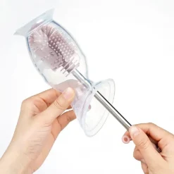 Outlet Silikone opvaskebørste - Grå Sutteflasker &Amp; Tilbehør|Sutteflasker &Amp; Tilbehør