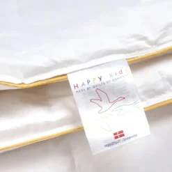 Clearance Happykids Gold gåseduns dyne - Baby 70x100 Børn Dyner &Amp; Puder