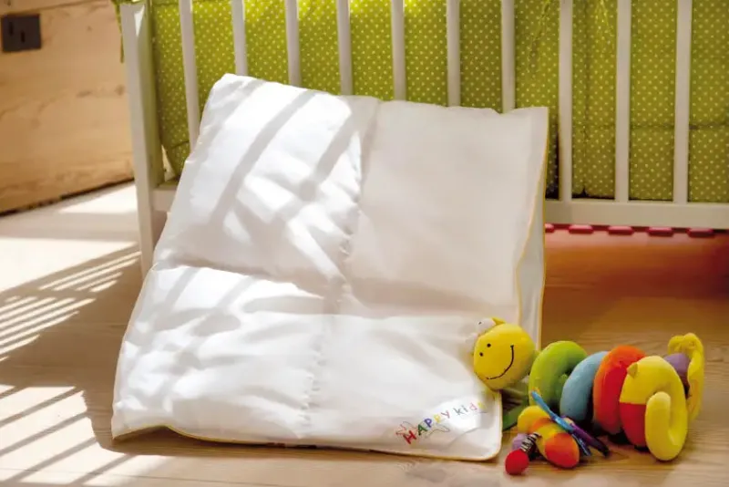 Best Happykids Gold gåseduns dyne - Junior 100x140 Børn Dyner &Amp; Puder