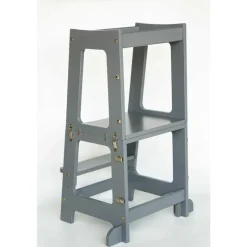 Outlet 3 - i - 1 Maya Læringstårn Grå Børn Børnemøbler