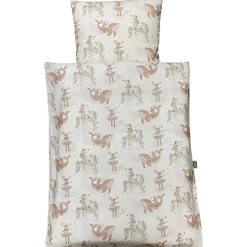 Hot Junior sengelinned - dess. 1229 ballet mus i rosa farver Børn Sengetøj