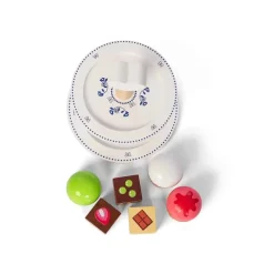 Kageopsats - Royal med 6 kager Trælegetøj|Træmad