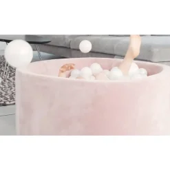 Sale boldbassin baby pink 100x30 cm med 250 bolde Boldbassin