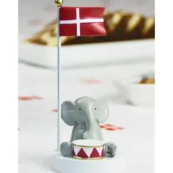Clearance Bordflag - elefant med tromme Børn Interiør|Interiør