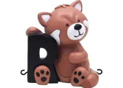 Clearance R bogstav med rød panda til navnetog Bogstaver