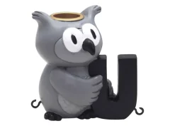 Outlet U bogstav med ugle til navnetog Bogstaver