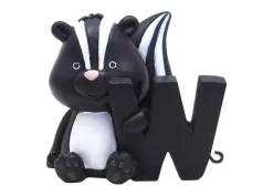 New W bogstav med stinkdyr til navnetog Bogstaver